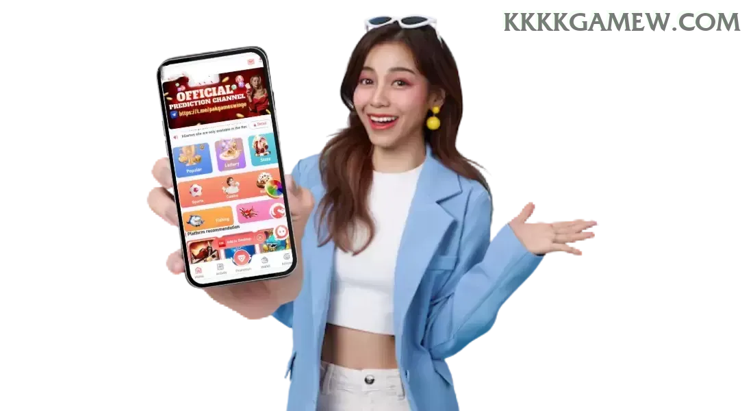 Aplicativo móvel kkkkgame para iOS e Android
